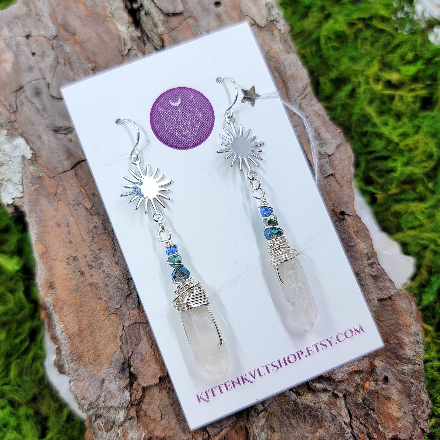 Celestial Quartz Earrings