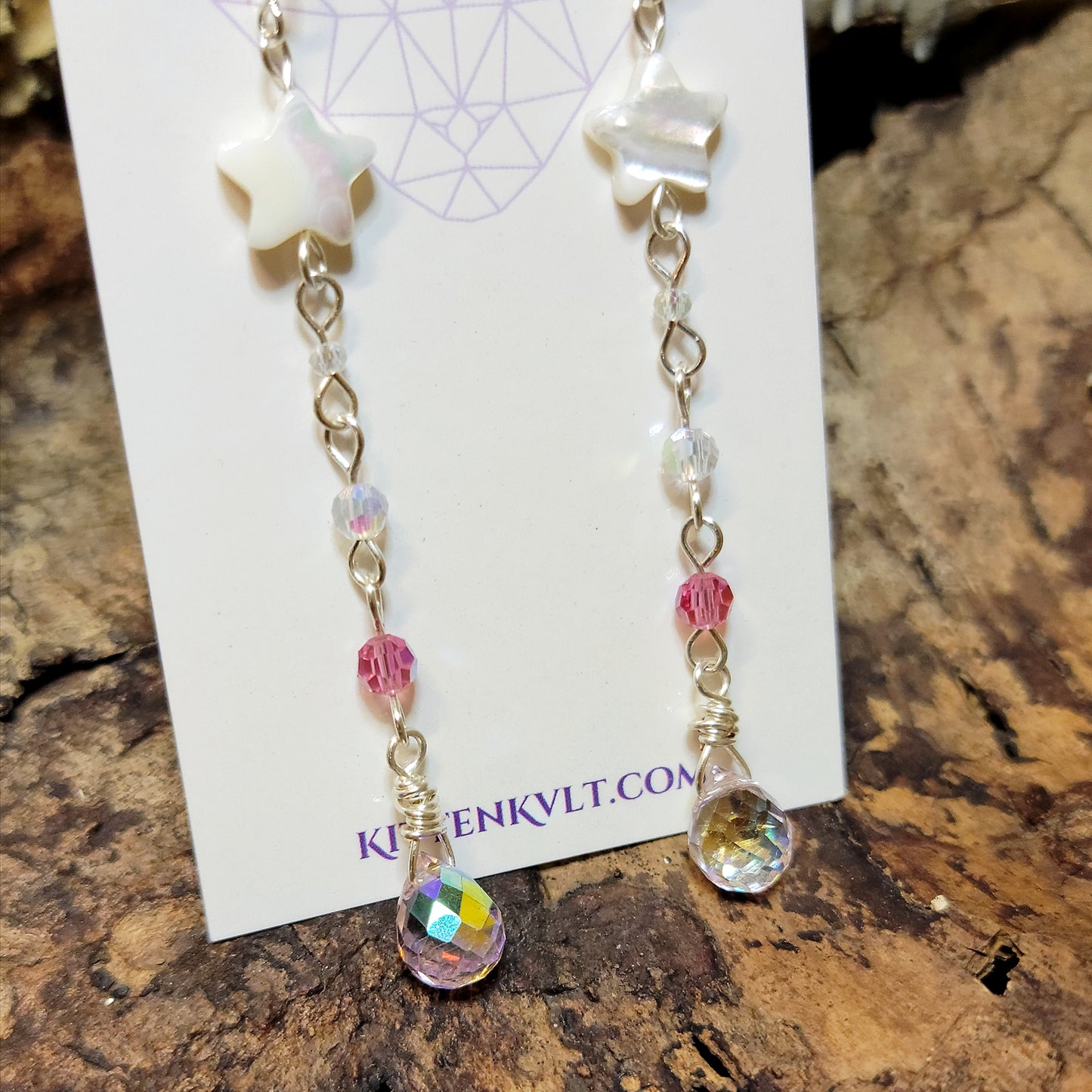 Celestial Sun Catcher Star Shell Earrings