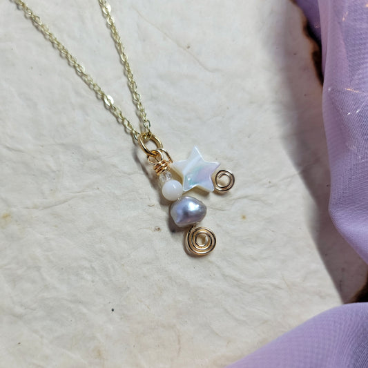 Freshwater Pearl Star Necklace