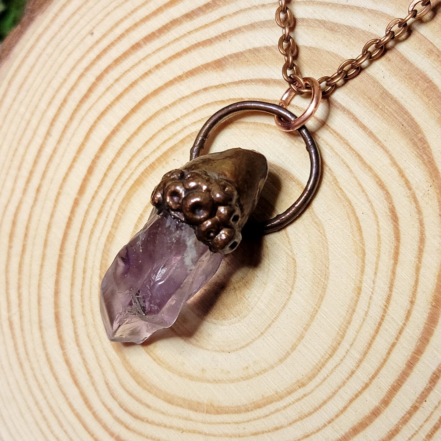 Amethyst Sea Witch Barnical Necklace