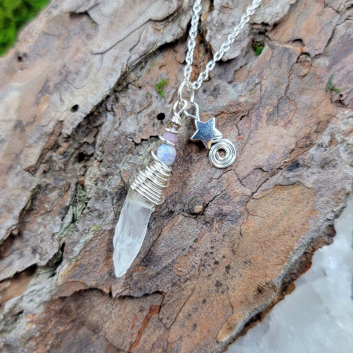 Quartz Star Necklace