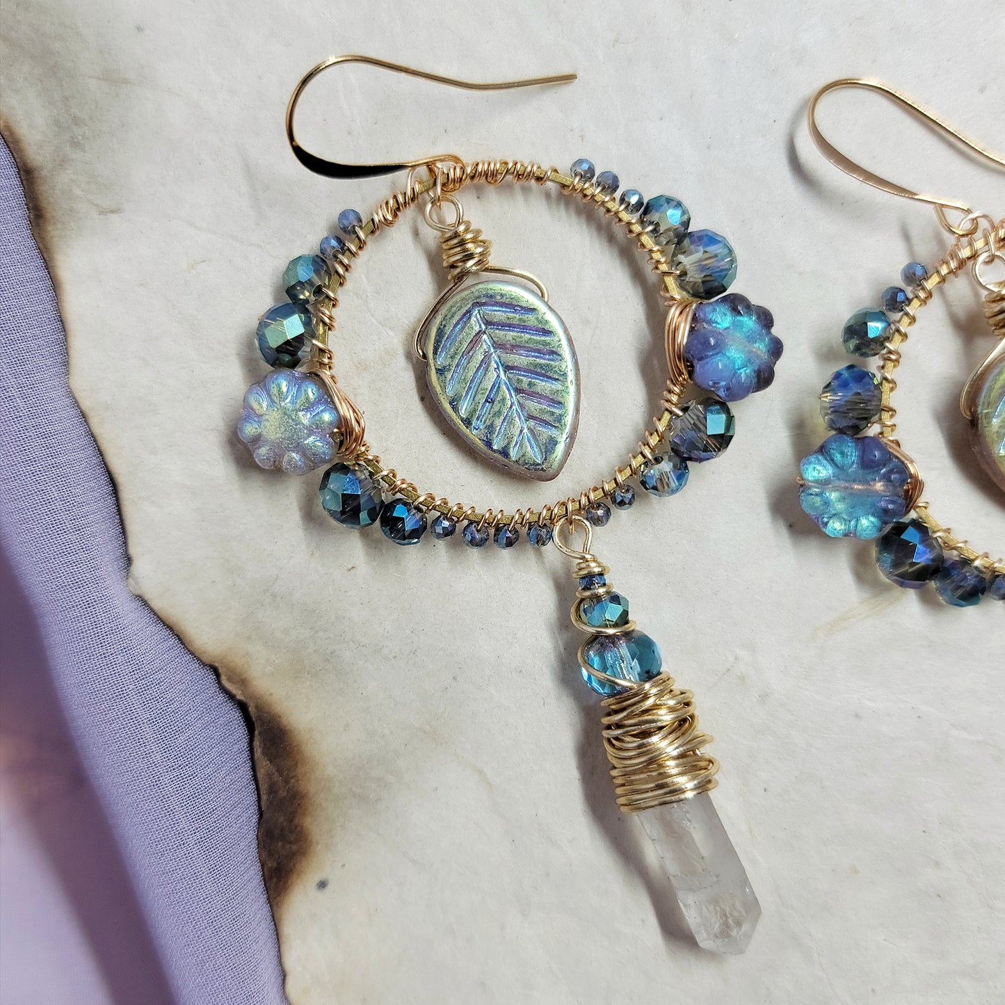 Mystical Quartz Fairy Earrings