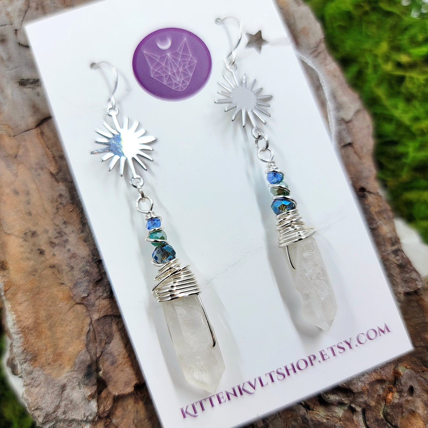 Celestial Quartz Earrings