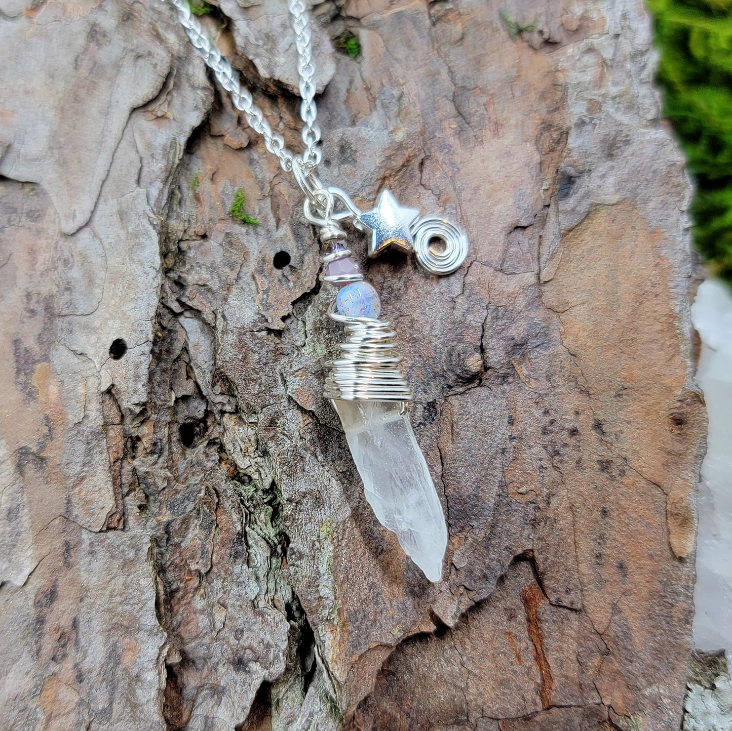 Quartz Star Necklace