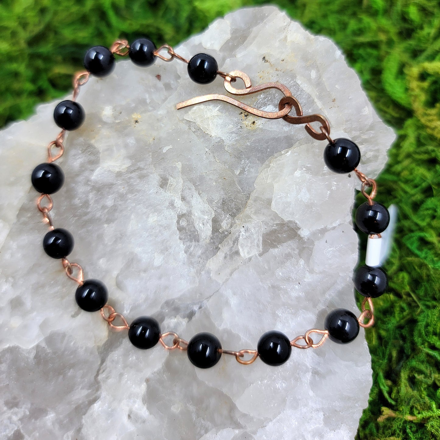 Onyx Copper Bracelet