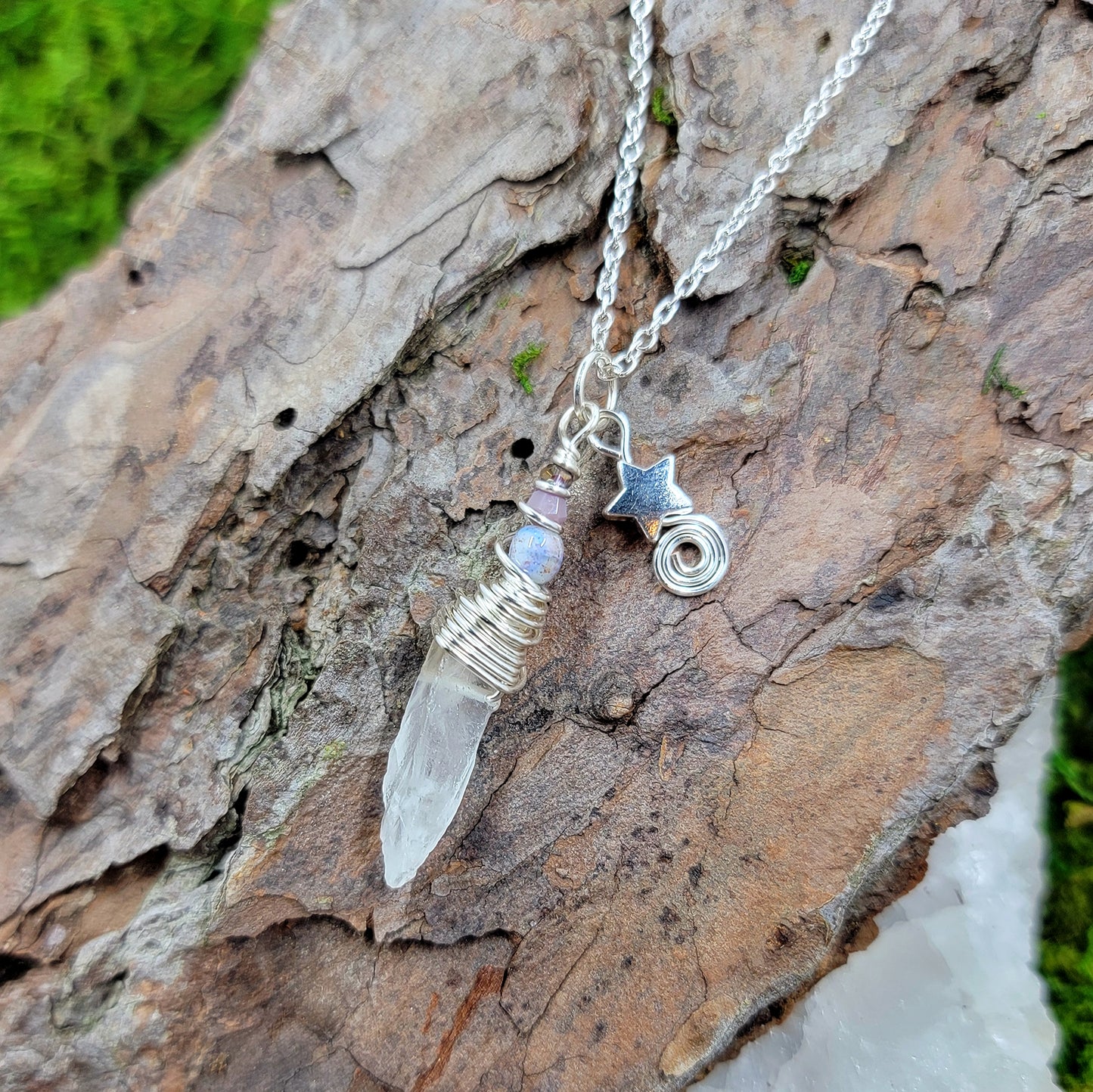 Quartz Star Necklace