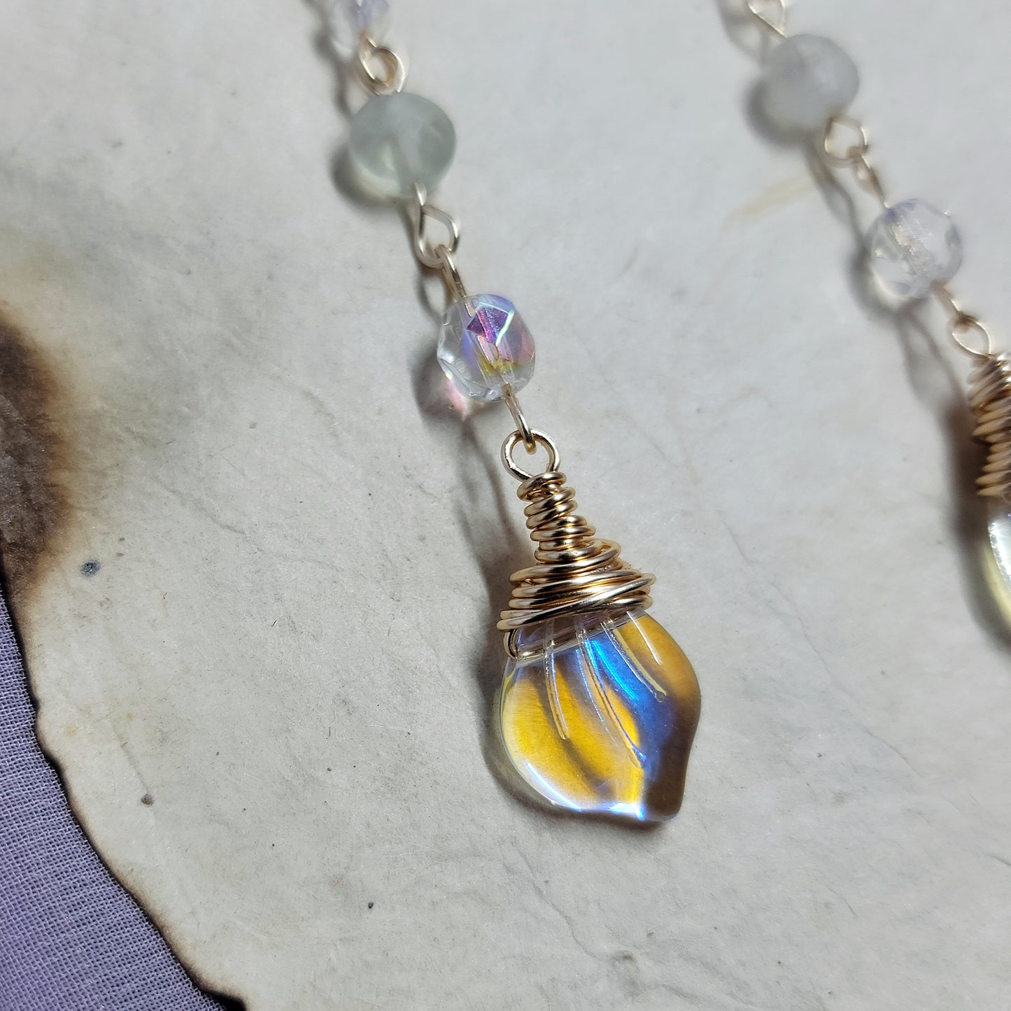 Ethereal Butterfly Fluorite Earrings