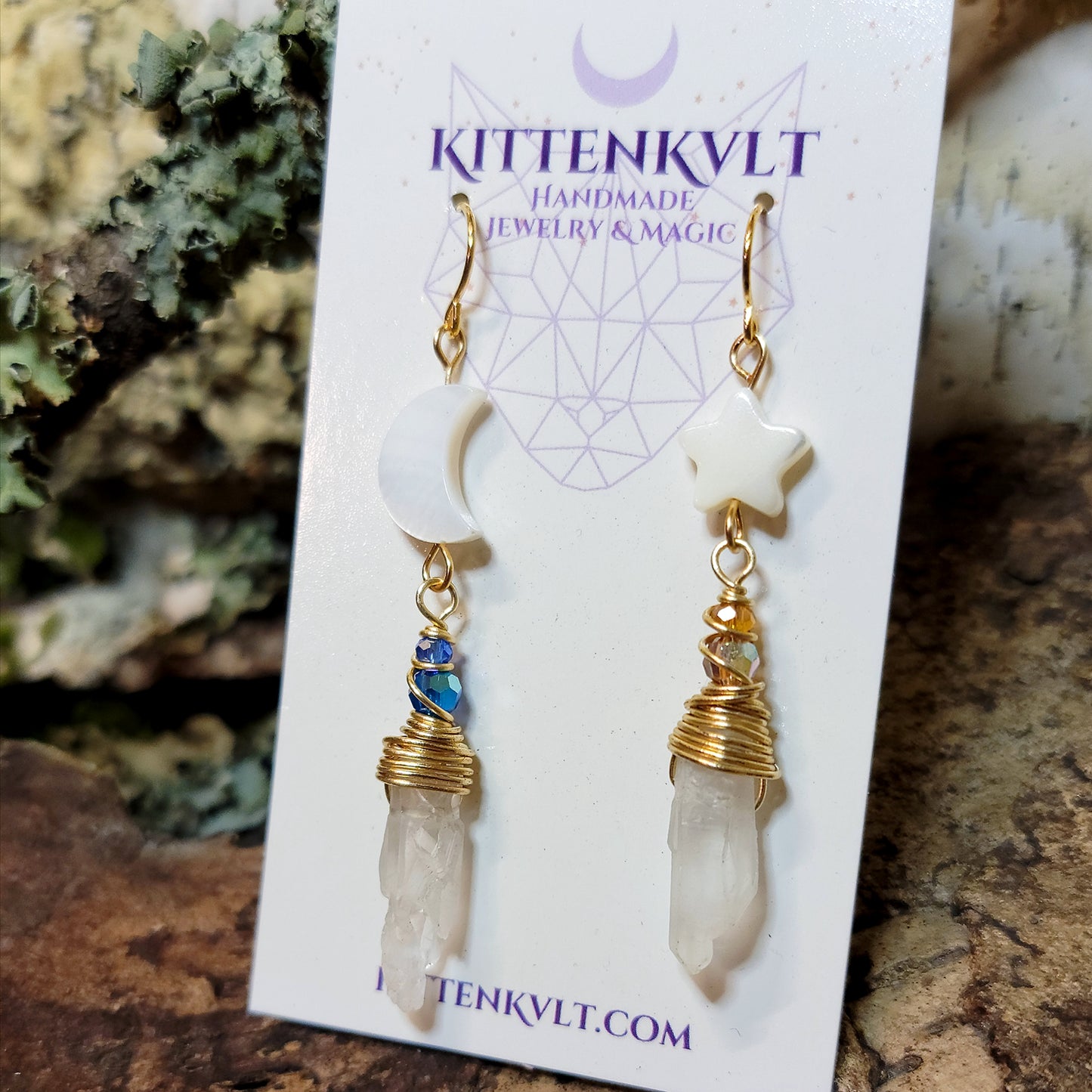 Celestial Quartz Earrings