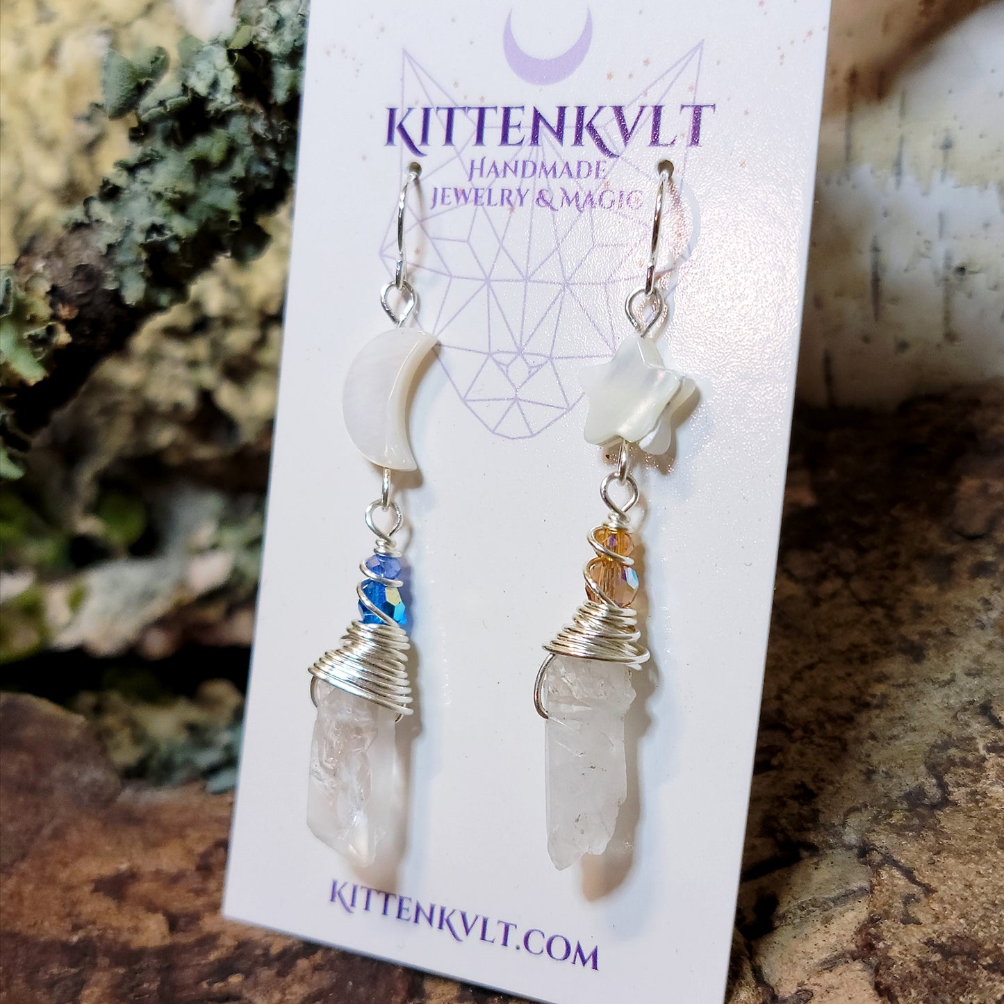 Celestial Quartz Earrings