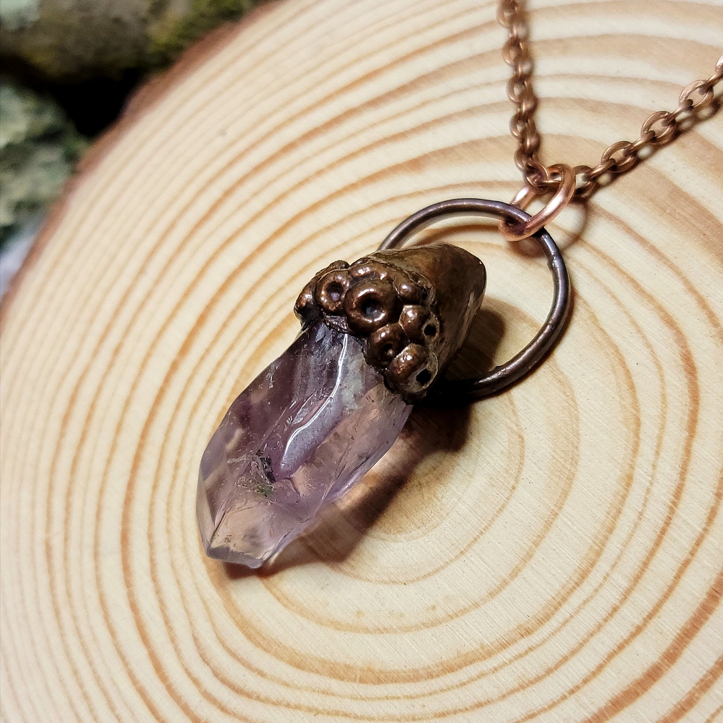 Amethyst Sea Witch Barnical Necklace