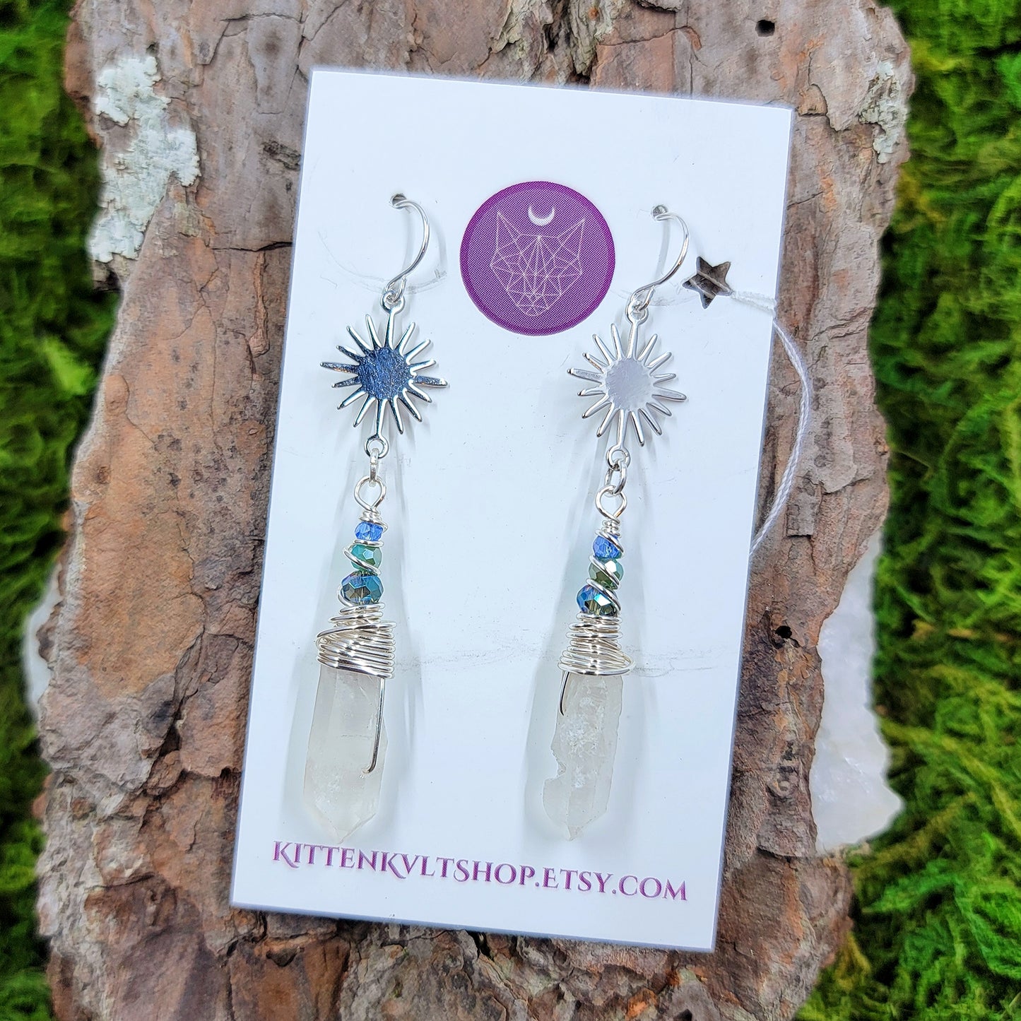 Celestial Quartz Earrings