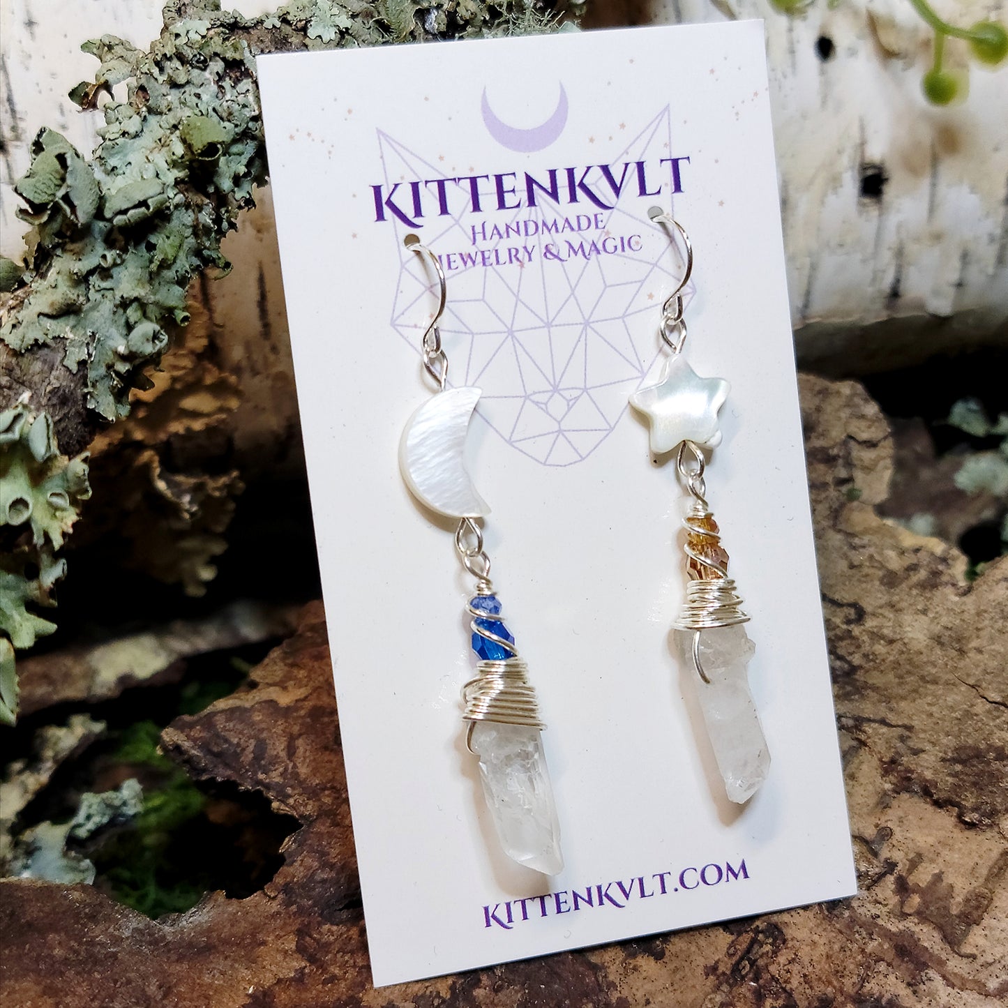 Celestial Quartz Earrings