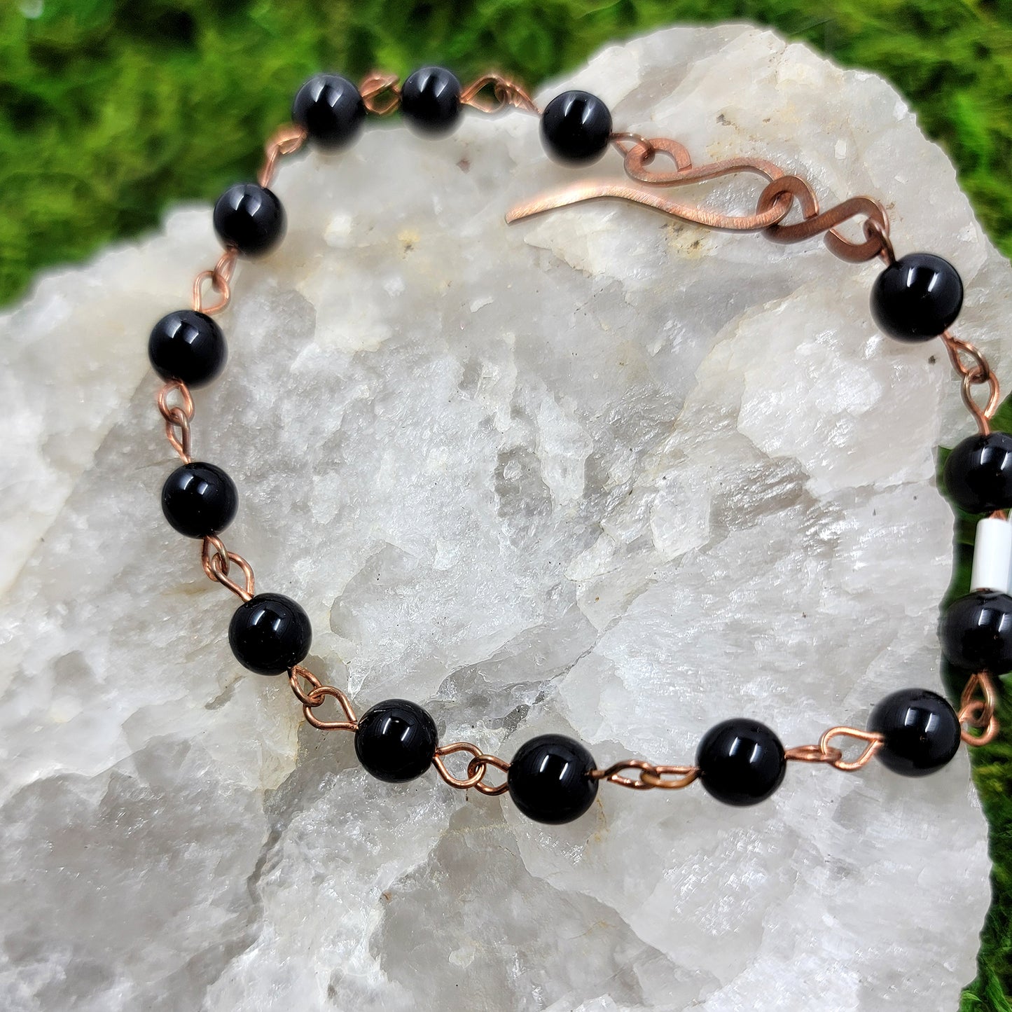 Onyx Copper Bracelet