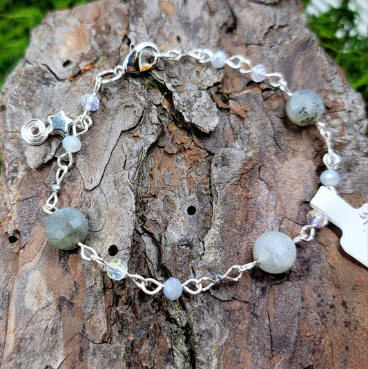 Labradorite Star Bracelet